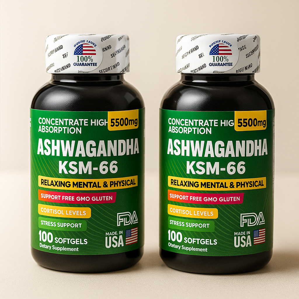 Ashwagandha KSM66 combo x 2 und