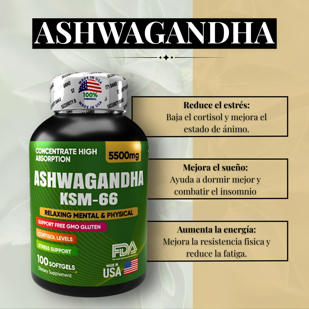 Ashwagandha KSM66 combo x 2 und
